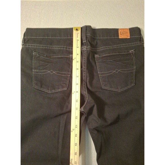 Lucky Brand Jeans Zoe Women's 10/30 Black Straight Stretch Cowgirl Mom 34/33 - Picture 12 of 15